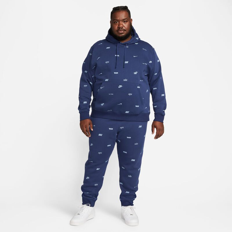 Nike Club Fleece, Azul marino medianoche/Pizarra ceniza, hi-res