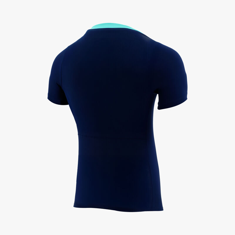 Nike Polo Manga Corta Alianza Lima 2025, Vacío Azul/Hiper Turquesa/Dorado, hi-res