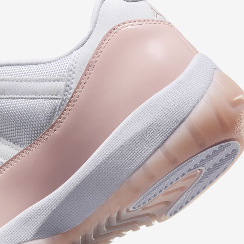 Air Jordan 11 Retro Low, Blanco/Rosa Leyenda, hi-res