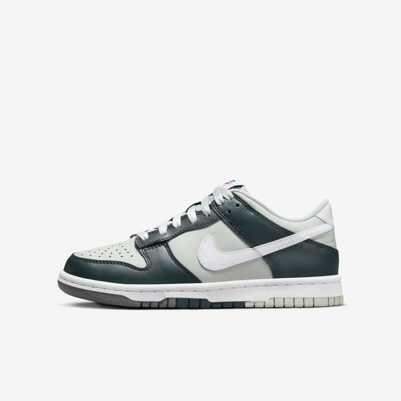 Nike Dunk Low, Jungla intenso/Plata claro/Jungla intenso/Blanco, hi-res