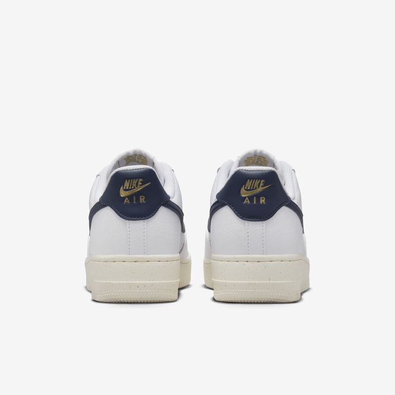 Nike Air Force 1 '07 Next Nature, Blanco/Marfil Pálido/Oro Metalizado/Obsidiana, hi-res