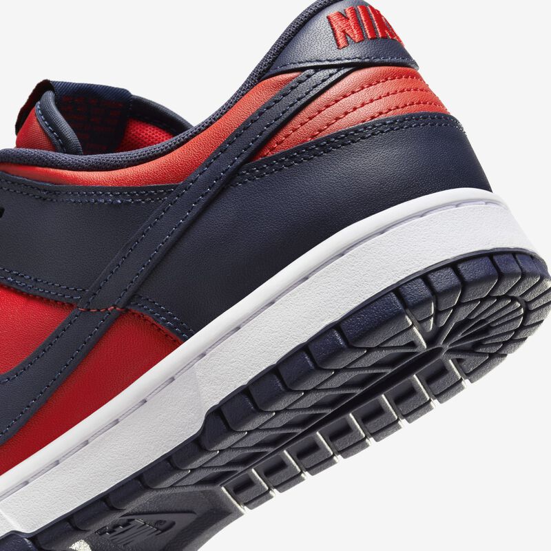 Nike Dunk Low Retro, Rojo Universitario/Blanco/Obsidiana, hi-res