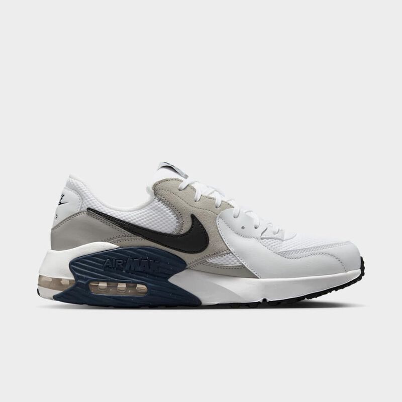 Nike Air Max Excee, Blanco/Gris humo claro/Azul marino medianoche/Negro, hi-res