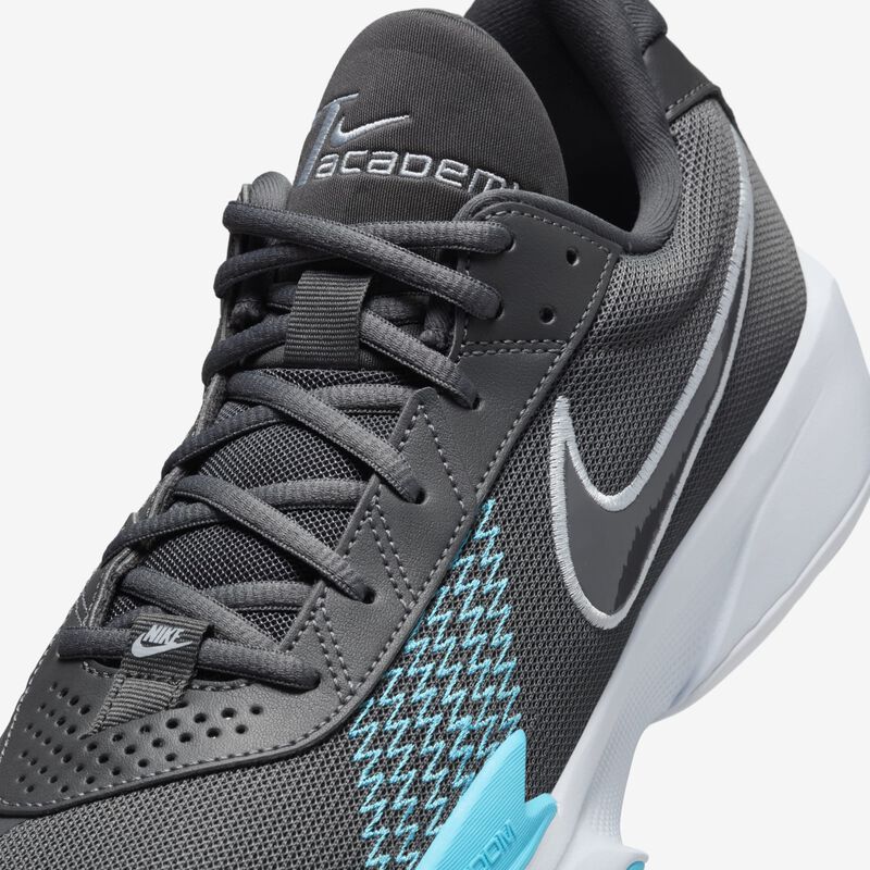 Nike GT Cut Academy, Gris Hierro/Azul Báltico/Gris Fútbol, hi-res