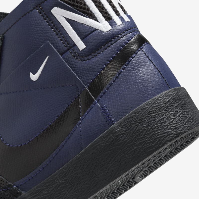 Nike SB Zoom Blazer Mid Premium, Azul marino medianoche/Gris fútbol/Antracita/Negro, hi-res