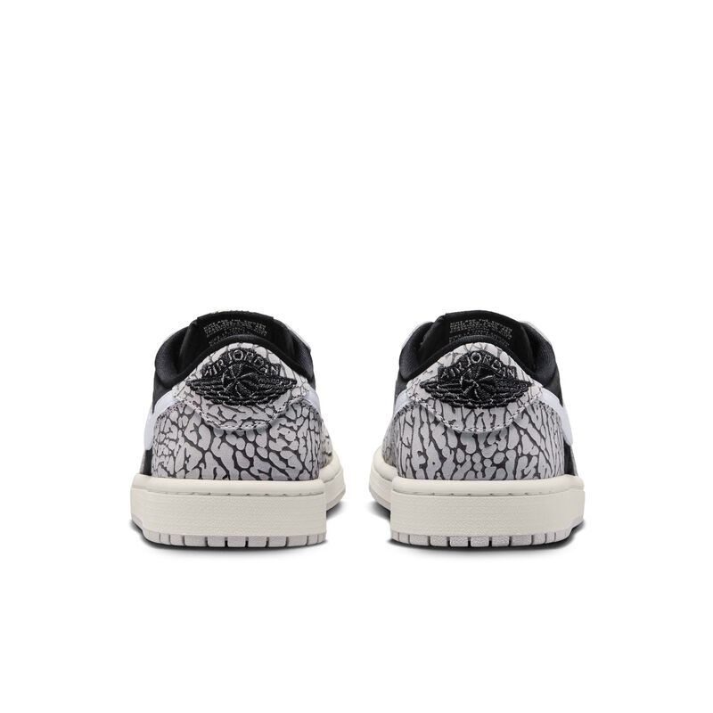 Air Jordan 1 Low OG, Negro/Gris técnico/Blanco/Muselina, hi-res
