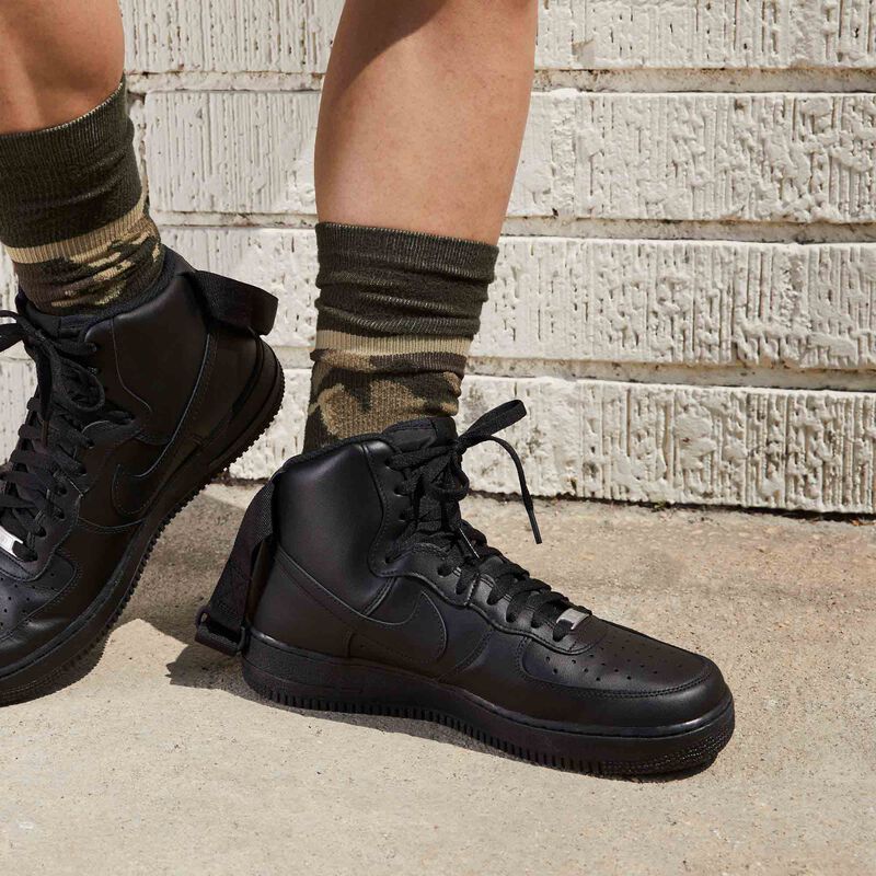 Nike Air Force 1 High '07, Negro/Negro, hi-res