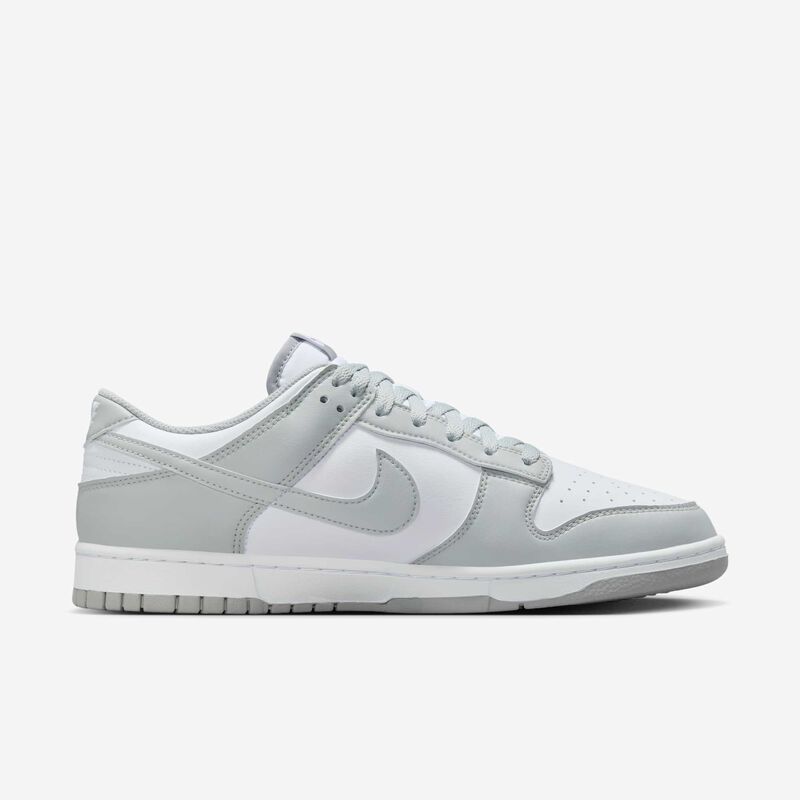 Nike Dunk Low Retro, Blanco/Blanco/Gris Humo Claro, hi-res