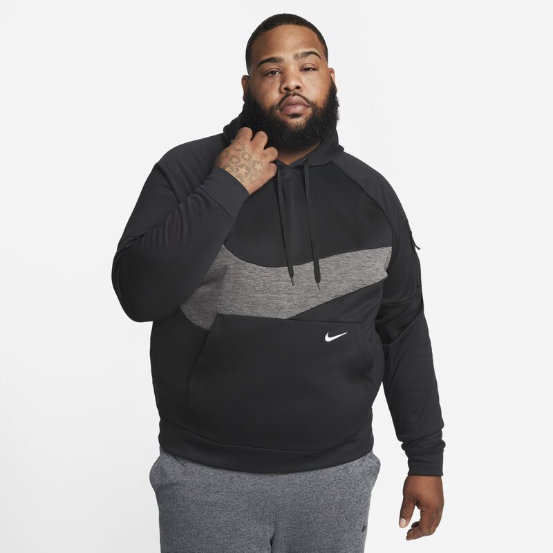 Nike ThermaFIT, Negro/Negro/Carbón jaspeado/Blanco, hi-res