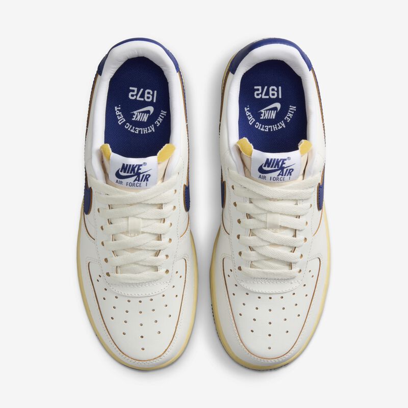 Nike Air Force 1 '07, Vela/Vainilla pálido/Gamuza dorado/Azul royal intenso, hi-res