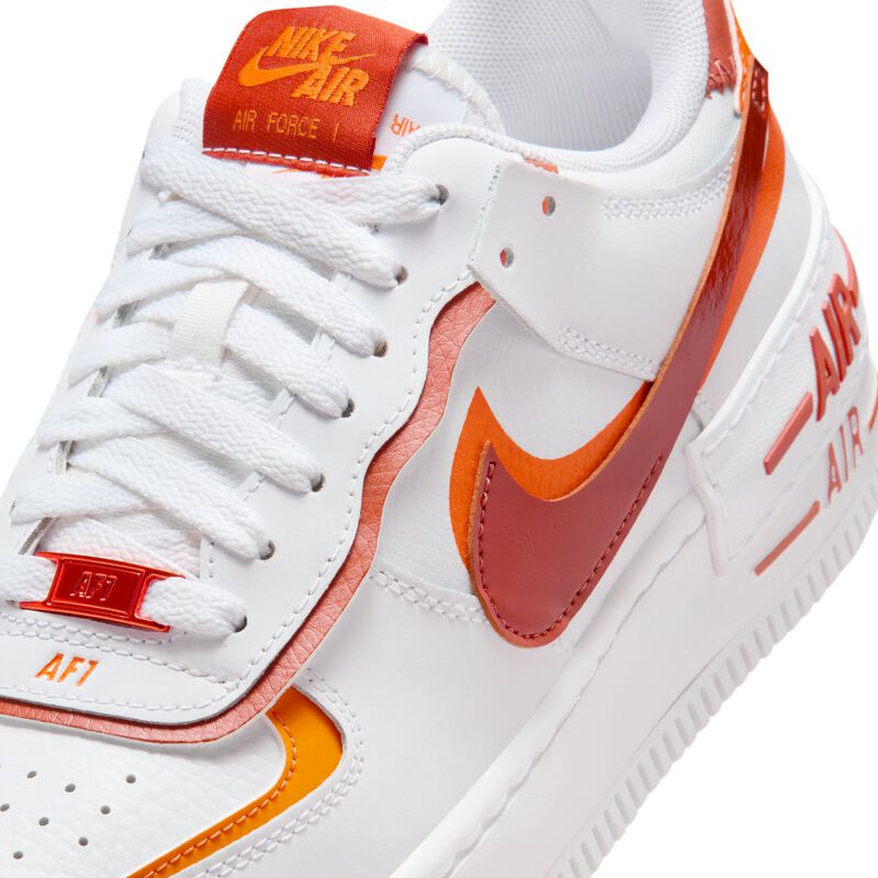 Nike Air Force 1 Shadow, Cerámica Blanca/Roja Oscura-Brillante, hi-res