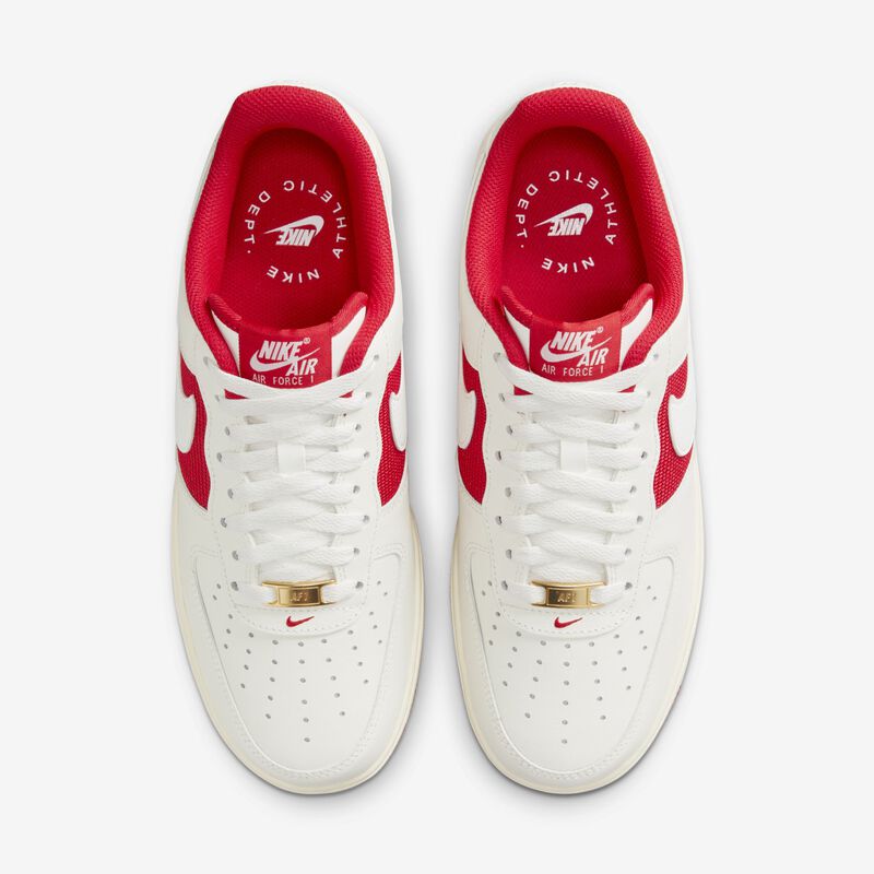 Nike Air Force 1 '07, Vela/Rojo universitario/Leche de coco/Vela, hi-res