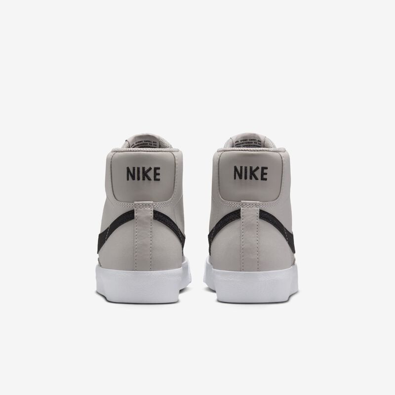 Nike Blazer Mid '77, Plata Metalizada/Negro-Blanco-Mineral De Hierro Claro, hi-res