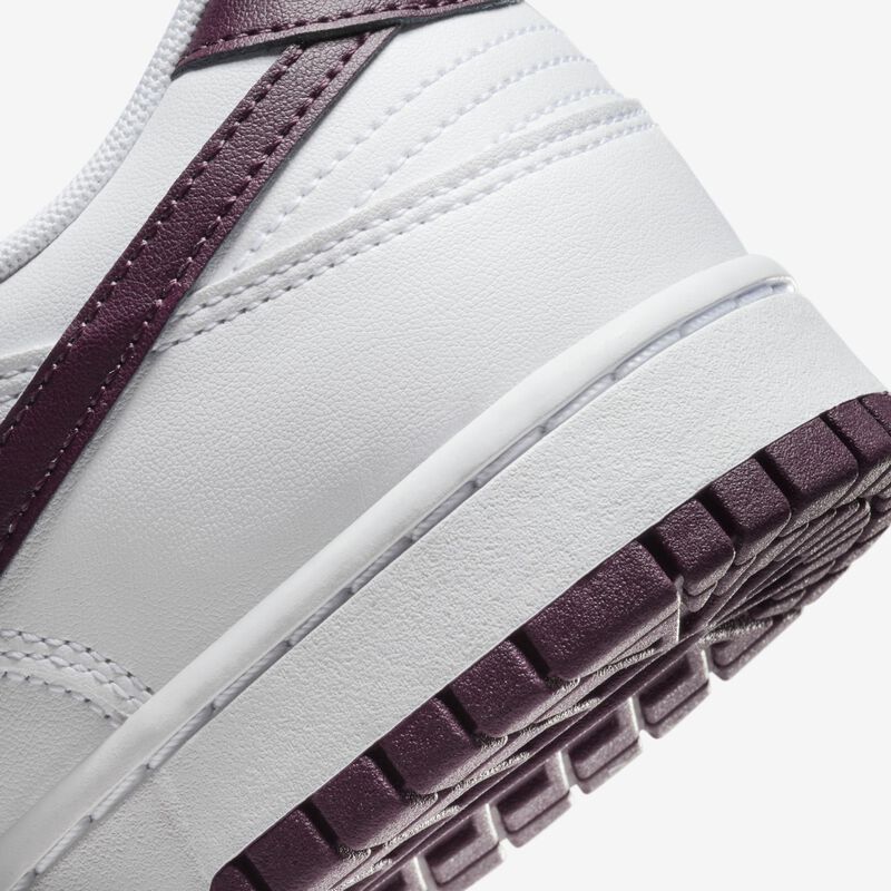 Nike Dunk Low Retro, Blanco/Blanco/Noche Granate, hi-res