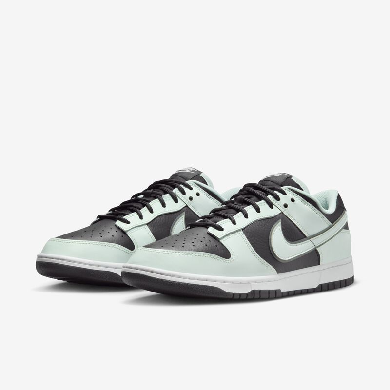 Nike Dunk Low Retro Premium, Gris Ahumado Oscuro/Blanco/Verde Claro, hi-res