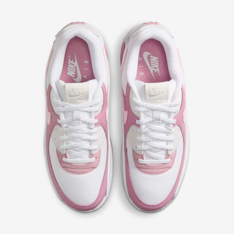 Nike Air Max 90 LV8, Blanco/Blanco Cumbre/Rosa Elemental/Espuma Rosa, hi-res