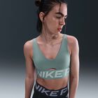 Nike Pro Indy Plunge, Cañón/Hielo de jade/Blanco, hi-res