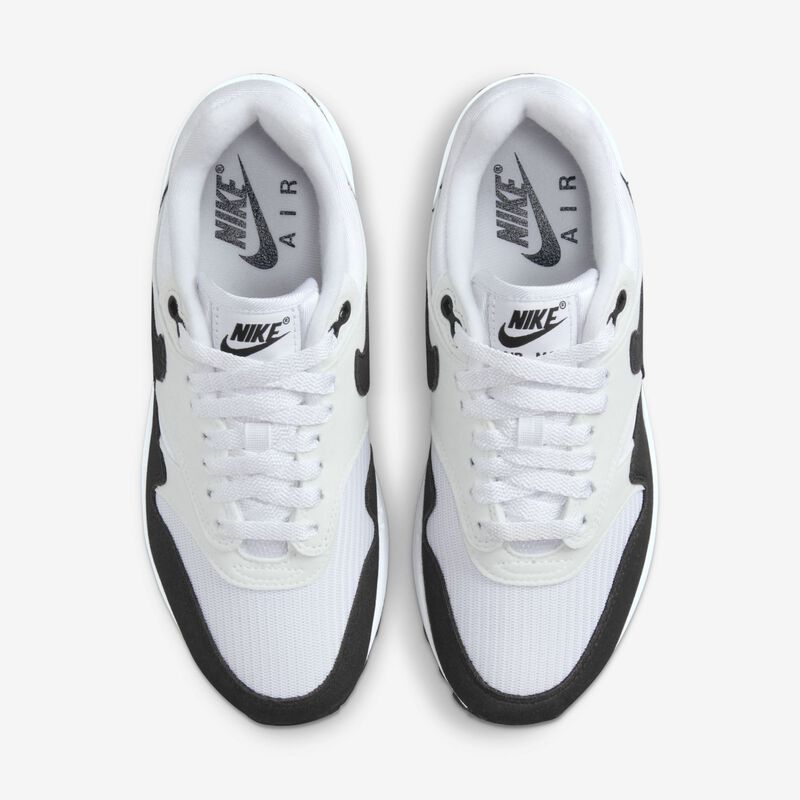 Nike Air Max 1, Blanco/Blanco Cumbre /Negro, hi-res