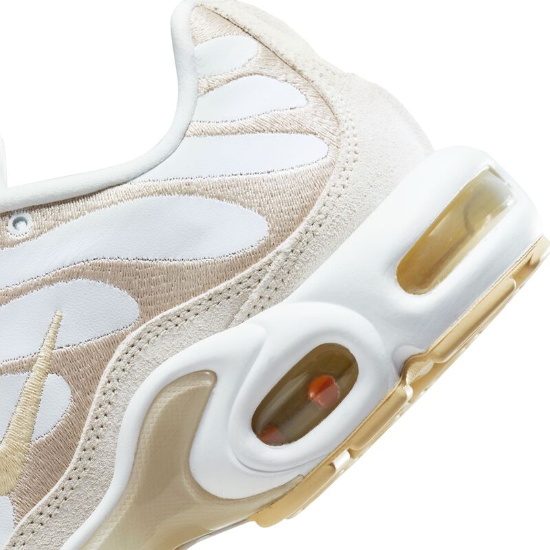 Nike Air Max Plus PRM, Blanco Cumbre/Vainilla Pálido-Verde de Arena, hi-res