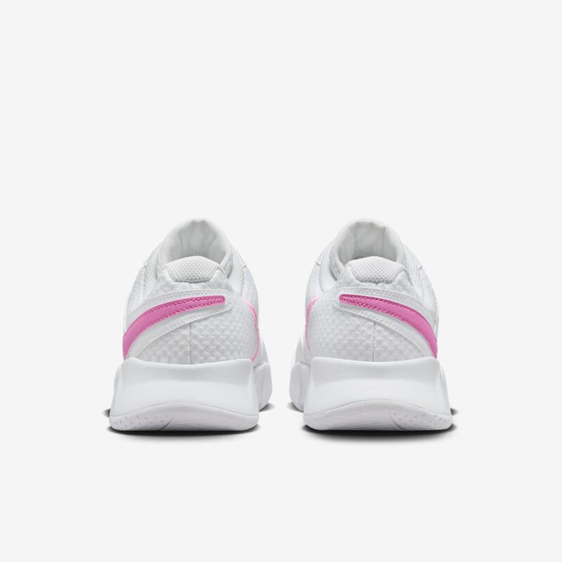 NikeCourt Lite 4, Blanco/Negro/Rosa Alegre, hi-res
