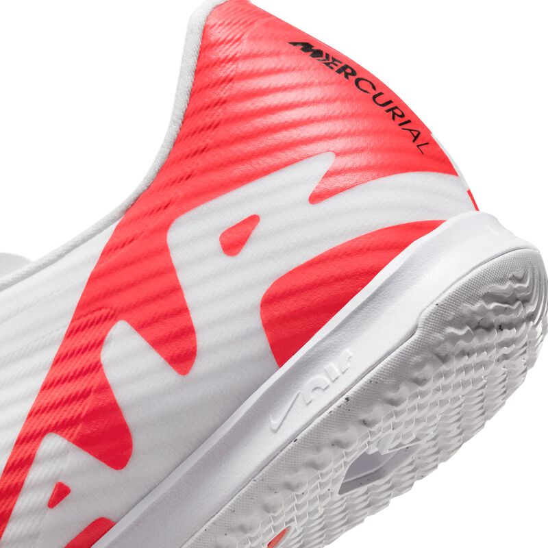 Nike Zoom Mercurial Vapor 15 Academy IC, Carmesí brillante/Negro/Blanco, hi-res