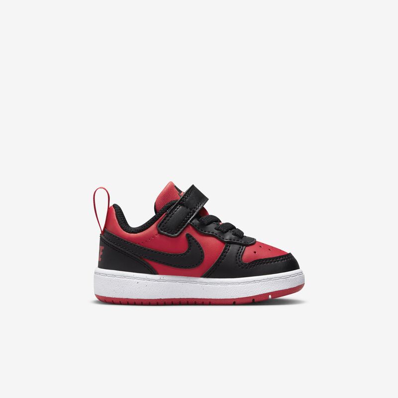 Nike Court Borough Low Recraft, Rojo Universitario/Blanco/Negro, hi-res