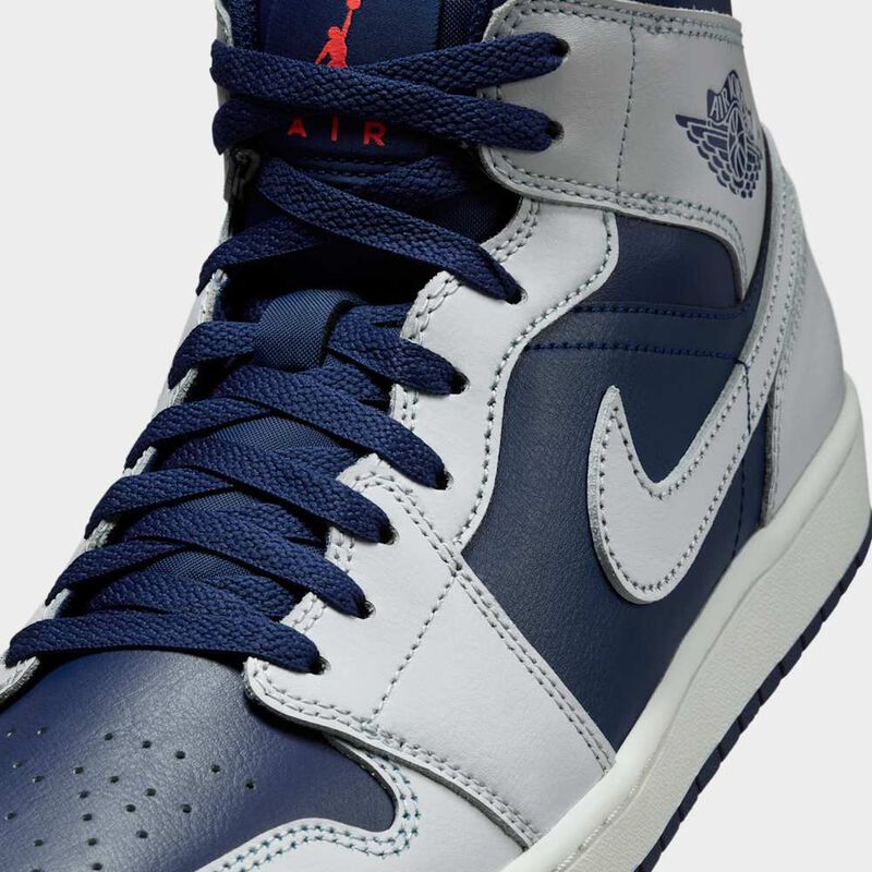 Air Jordan 1 Mid, Azul Vac&iacute;o/Platino Puro-Cumbre Lava-Lava Al Rojo Vivo-Foto Azul, hi-res