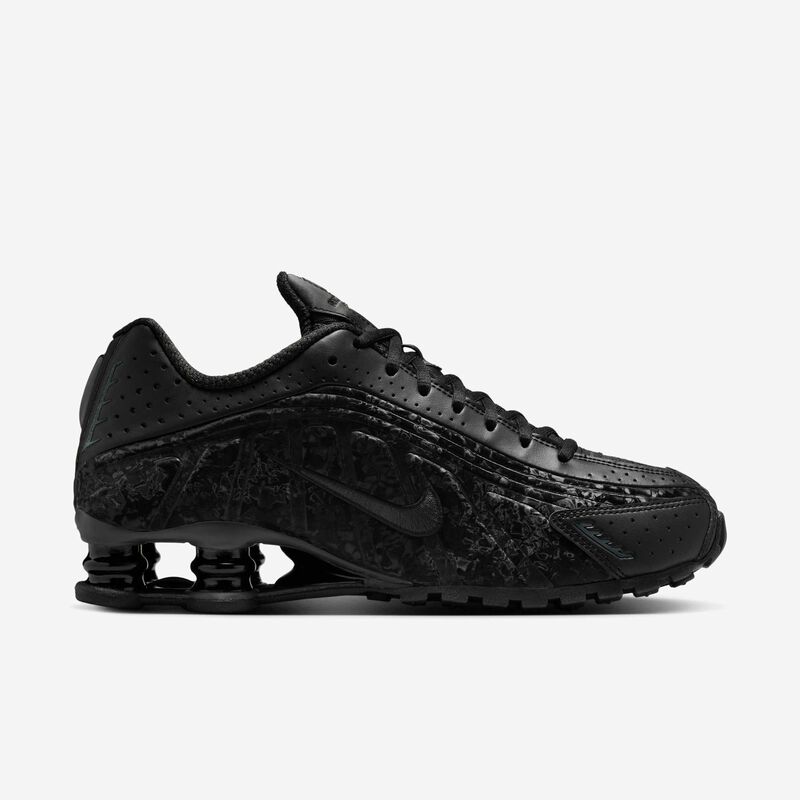 Nike Shox R4, Negro/Gris Humo Oscuro, hi-res