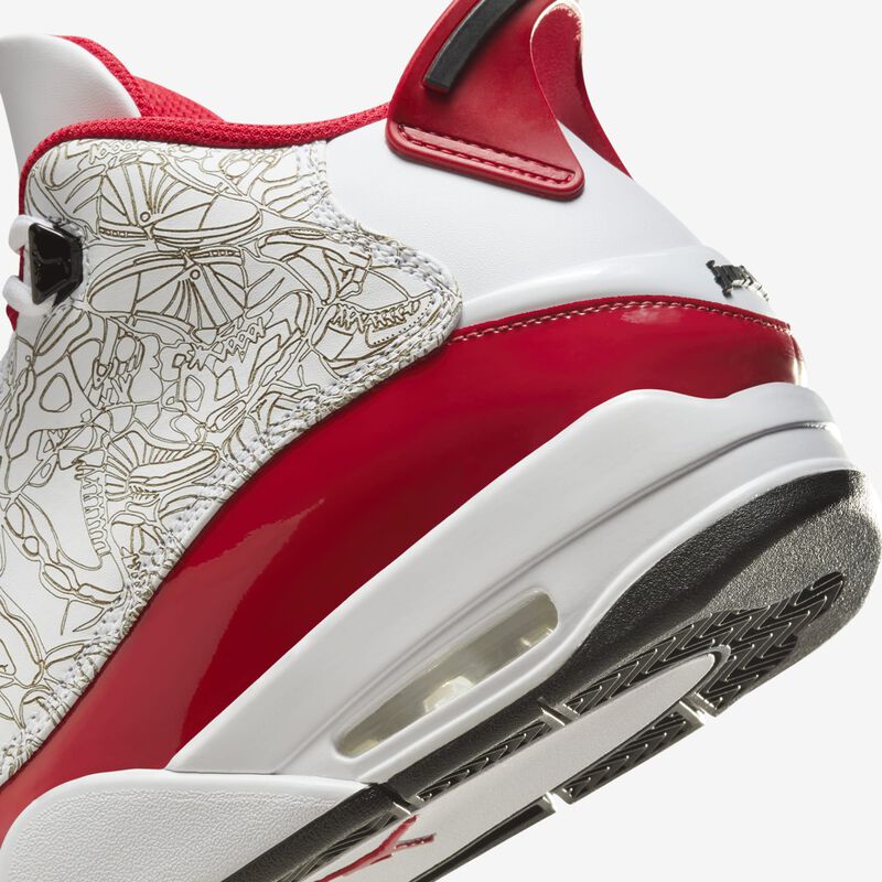 Air Jordan Dub Zero, Blanco/Negro/Rojo Universitario, hi-res