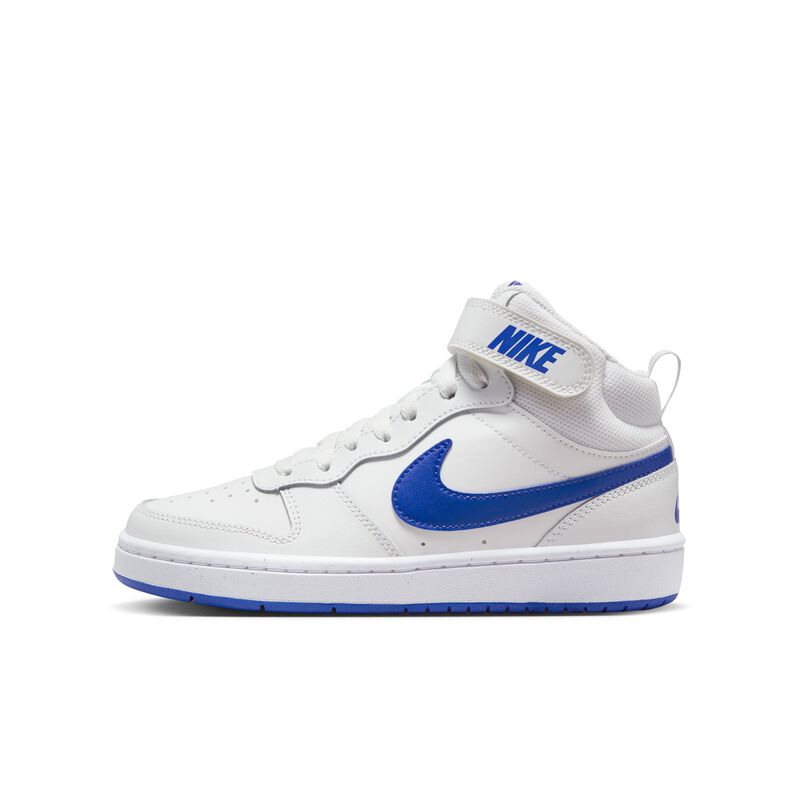 Nike Court Borough Mid 2, Blanco cumbre/Hyper royal-blanco, hi-res