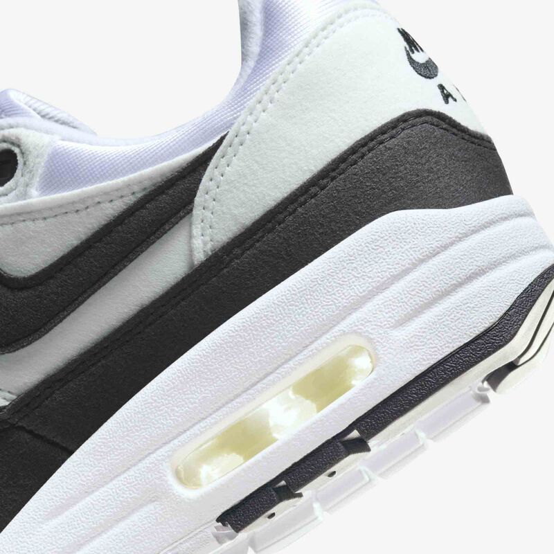 Nike Air Max 1, Blanco/Blanco Cumbre /Negro, hi-res