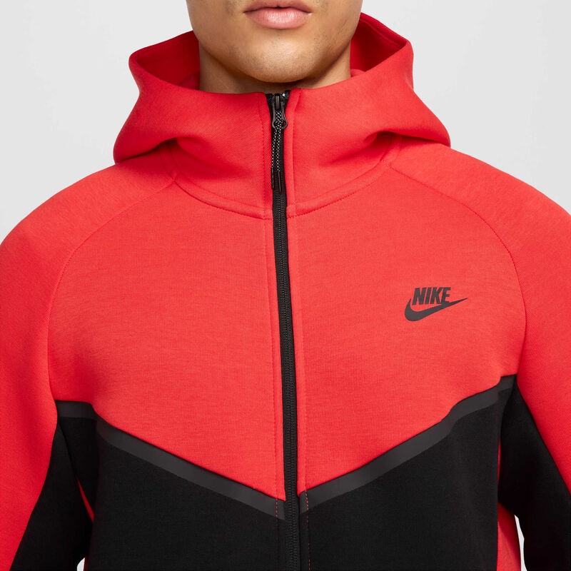Nike Tech, Carmesí Claro/Negro/Negro, hi-res