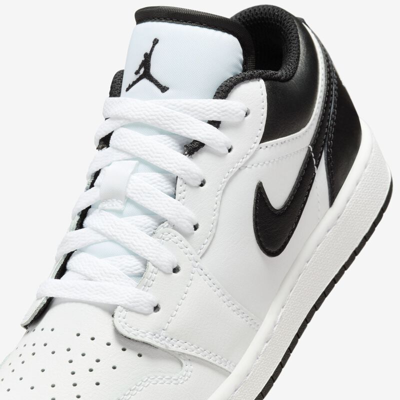 Air Jordan 1 Low, Blanco/Blanco/Negro, hi-res