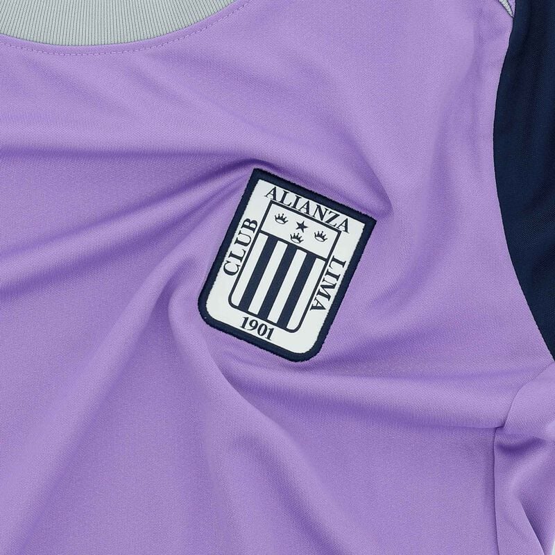 Nike Polo Hombre Alianza Lima 2026, P&uacute;rpura Espacial/Azul marino de medianoche/(Blanco), hi-res