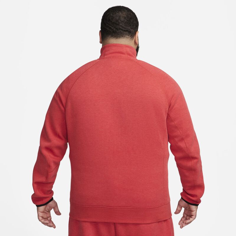 Nike Sportswear Tech Fleece, Rojo universitario claro jaspeado/Negro, hi-res