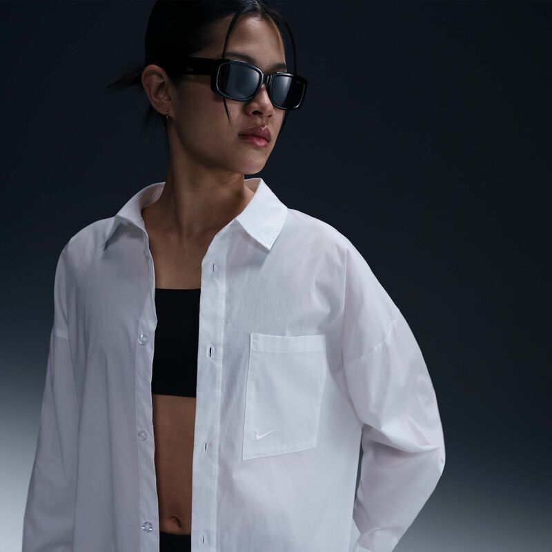 Nike Sportswear Chill Poplin, Blanco/Blanco, hi-res