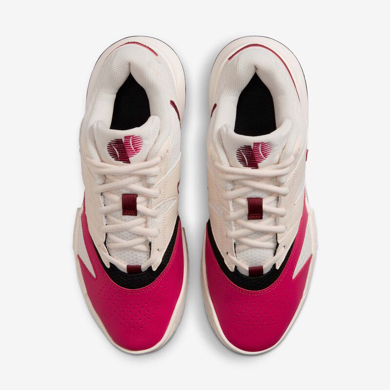 NikeCourt Lite 4, Marfil pálido/Vela/Negro/Equipo Rojo, hi-res