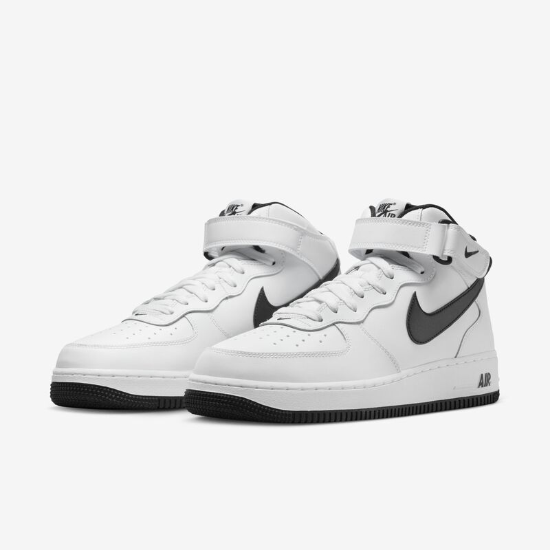 Nike Air Force 1 Mid '07, Blanco/Blanco/Negro, hi-res