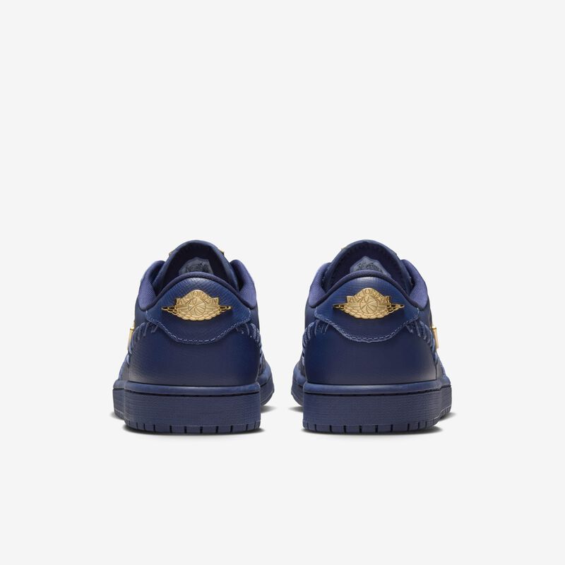 Air Jordan 1 Low Method of Make, Azul Marino Medianoche/Oro Metalizado, hi-res