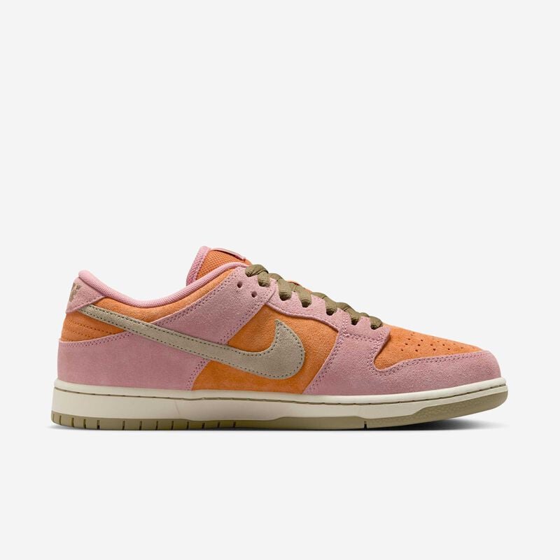 Nike SB Dunk Low Pro, Rojo Nebulosa/Monarca/Leche De Coco/Oliva Neutro, hi-res