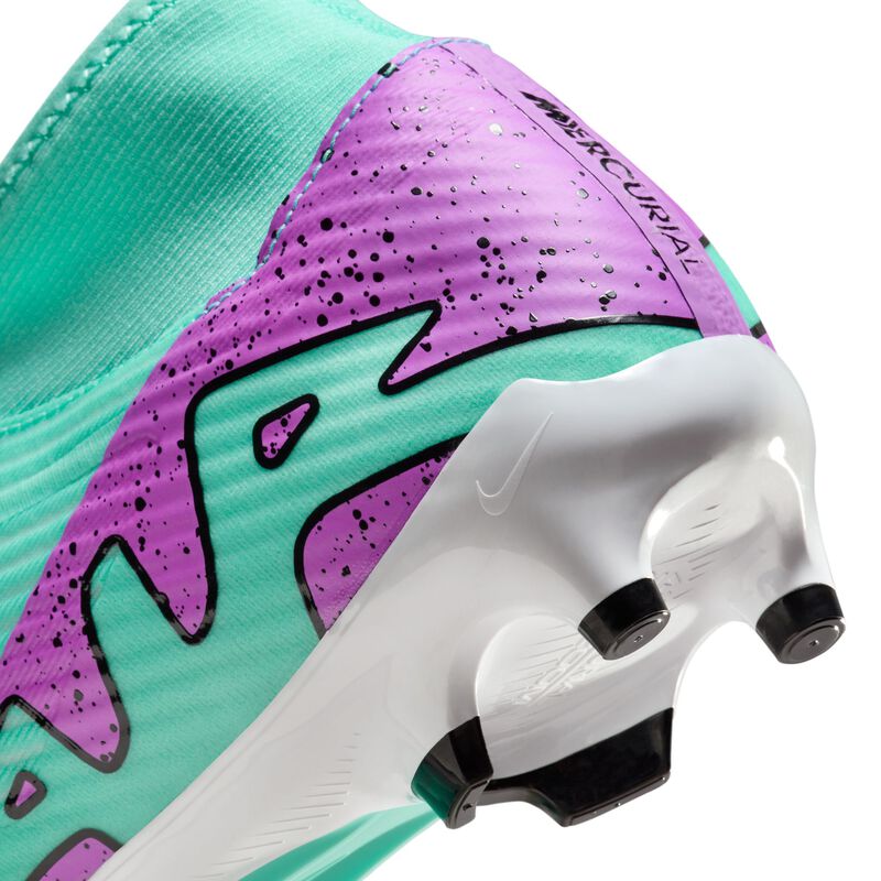 Nike Mercurial Superfly 9 Academy, Hiperturquesa/Negro/Blanco/Sueño fucsia, hi-res