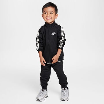 Nike Full Zip Set with Logo Taping, Negro, hi-res