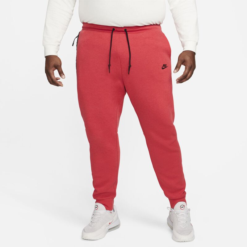Nike Sportswear Tech Fleece, Rojo universitario claro jaspeado/Negro, hi-res