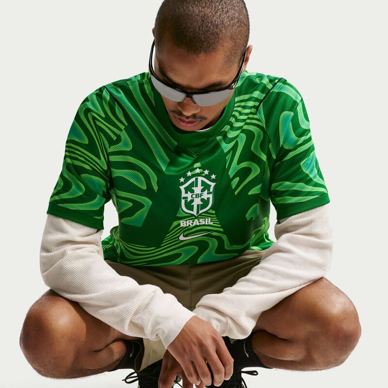 Camiseta Nike, Verde, hi-res