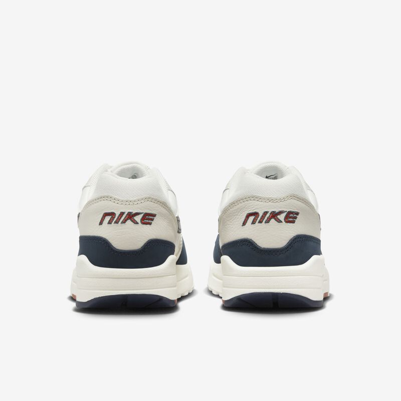 Nike Air Max 1 LX, Marrón verdoso claro/Obsidiana/Naranja fuerte/Vela, hi-res