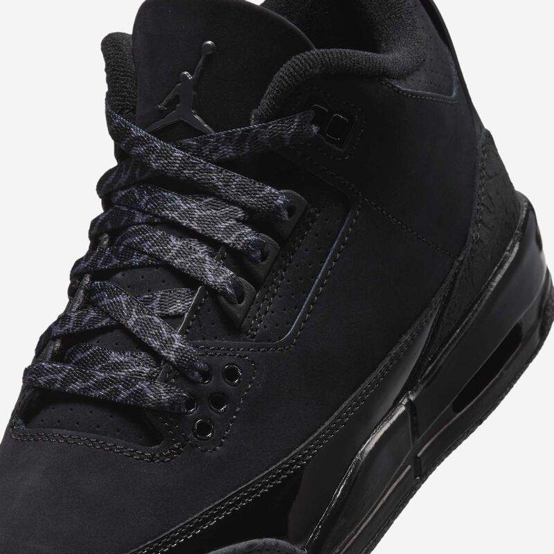 Air Jordan 3 Retro "Black Cat", Negro/Blanco/Carbón Oscuro, hi-res