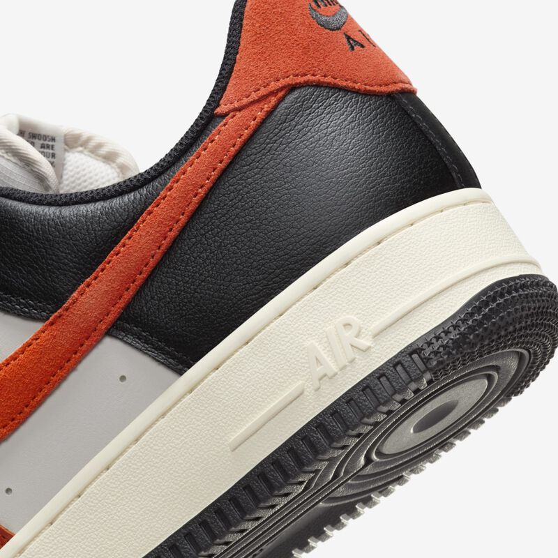 Nike Air Force 1 '07 LV8, Negro/Fantasma/Marfil Pálido/Coral Vintage, hi-res