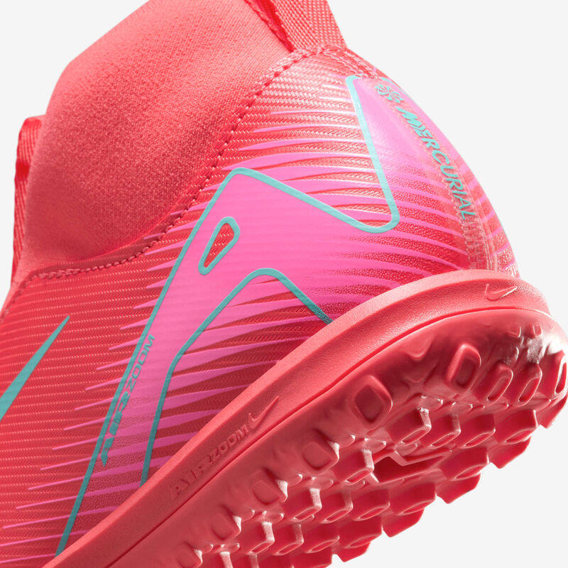 Nike Jr. Mercurial Superfly 10 Academy, Brasa Resplandor/Verde Aurora, hi-res
