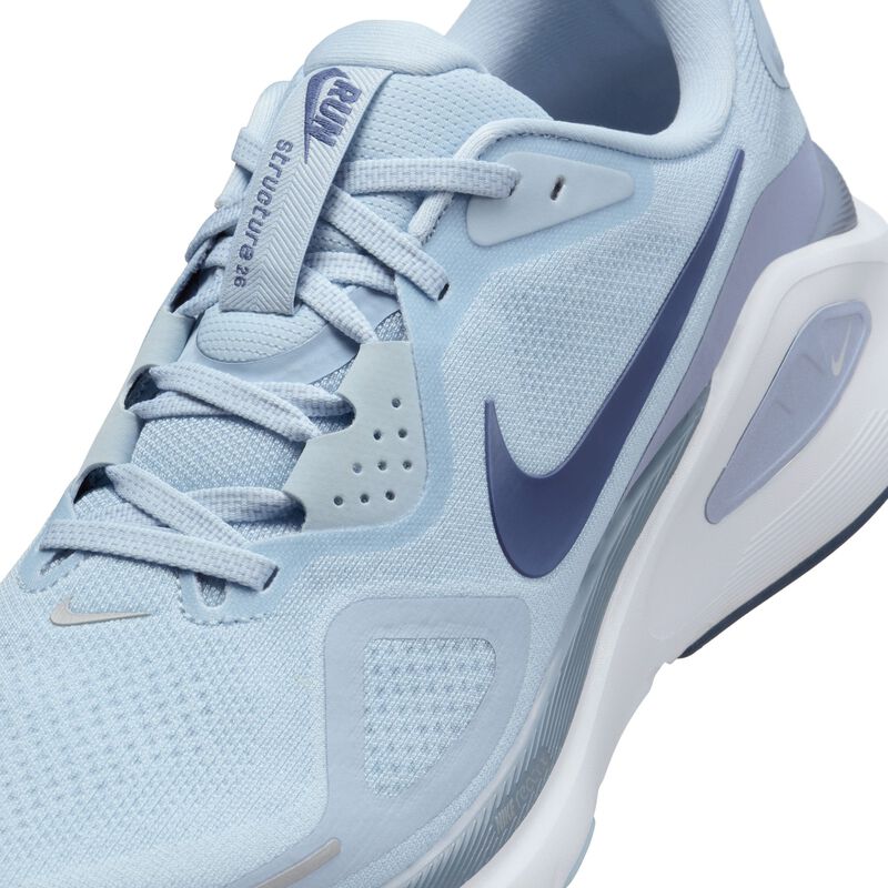 Nike Structure 26, Azul Armería Claro/Azul Difuso-Azul Hidrógeno-Gris Fútbol-Plata Metalizado, hi-res