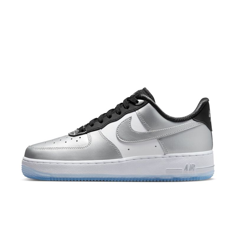 Nike Air Force 1 '07 SE, Plata metalizado/Negro/Blanco/Plata metalizado, hi-res